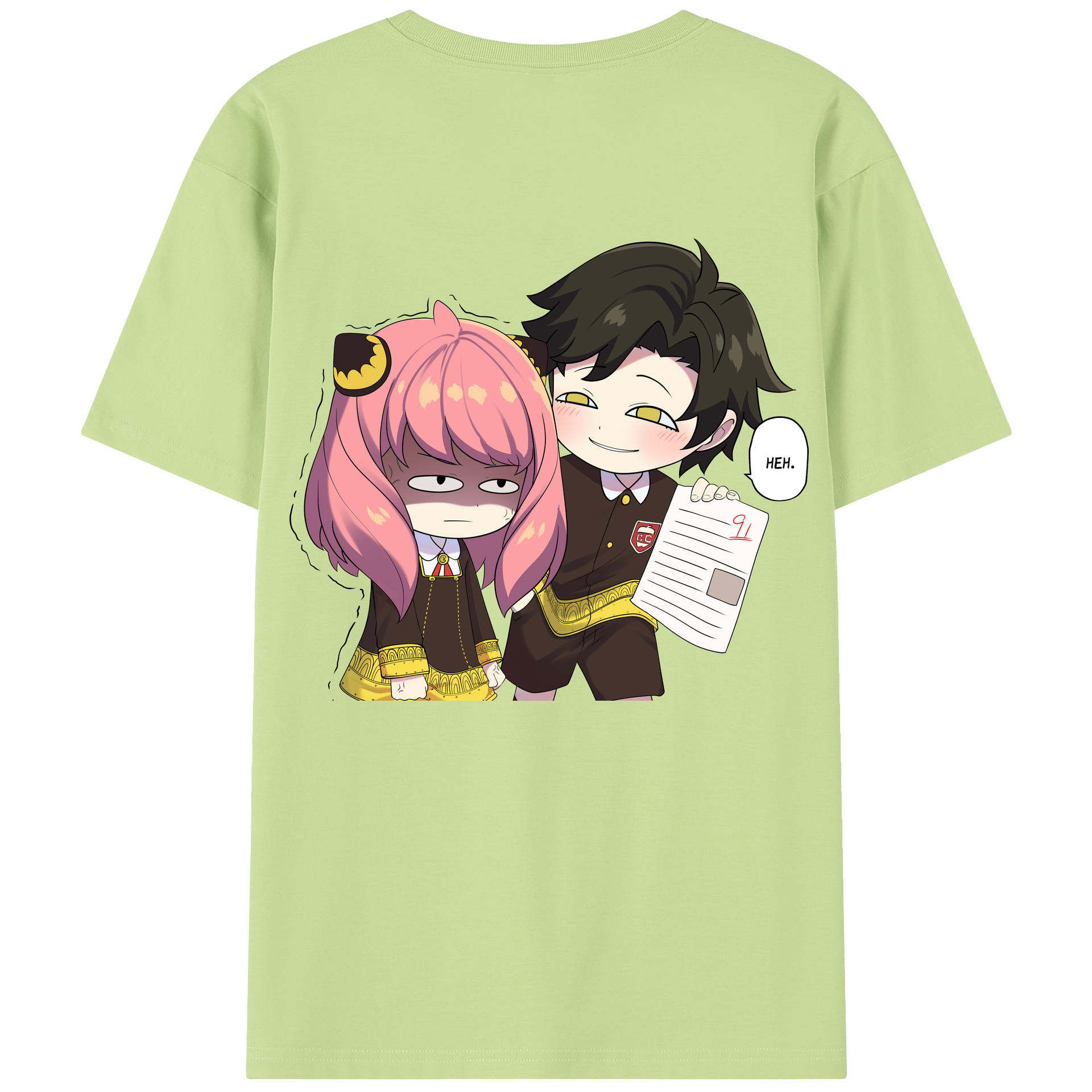 （画像用） SPY×FAMILY间谍家家酒 綿100％半袖Tシャツ（背面プリント）